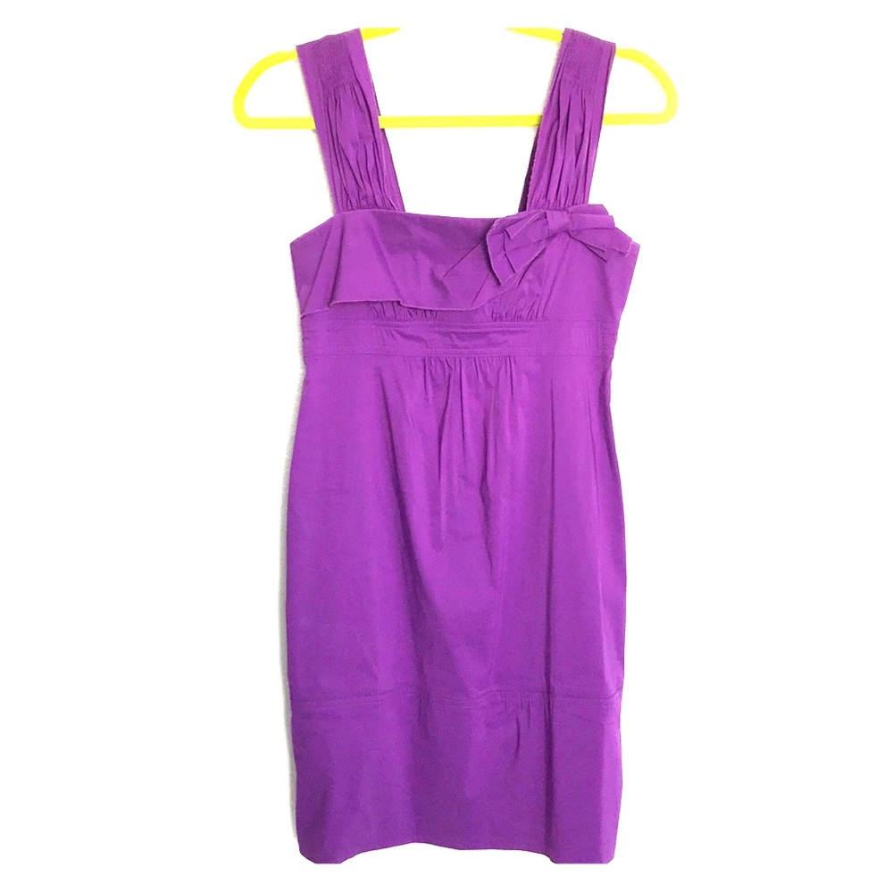 BCBG MAXAZRIA  dress with pockets xs purple EUC